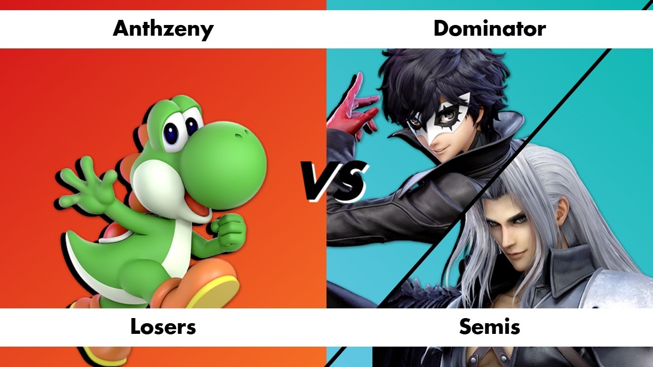 Dominator (Sephiroth, Joker) vs Anthzeny (Yoshi) - ROK Esports Smash Ultimate #117 Losers Semi-Final
