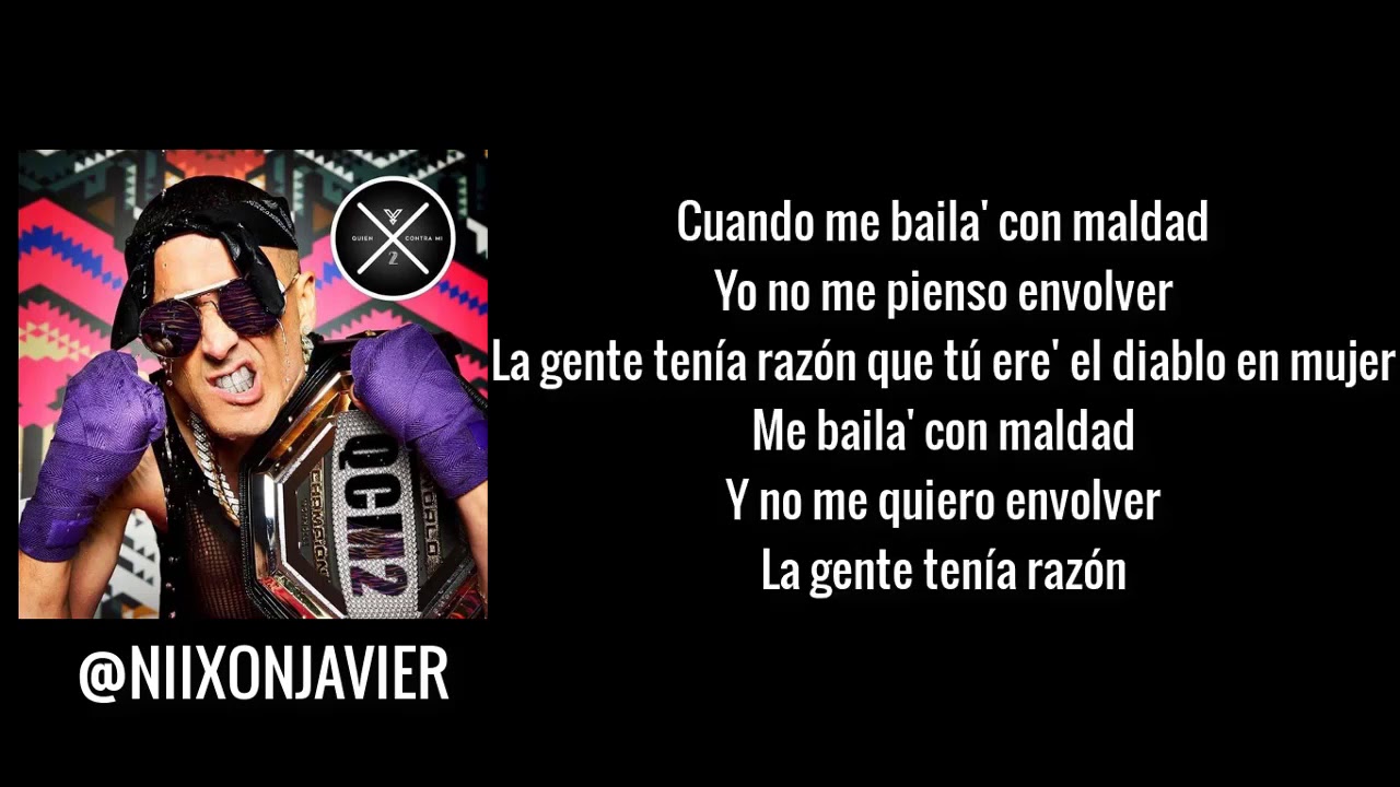 Yandel x Myke Towers x Natti Natasha Ft. Darell - Diablo En Mujer (Letra/Lyrics)