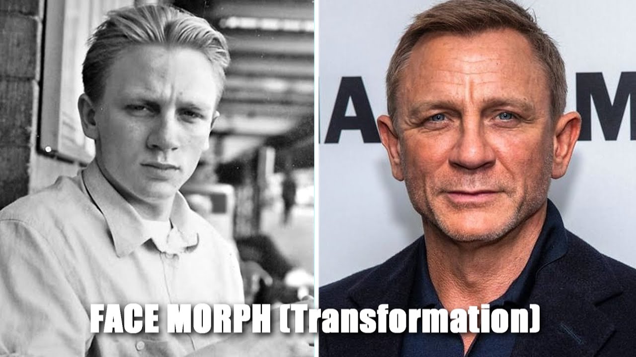 THE EVOLUTION OF DANIEL CRAIG (1968-2022) | FACE MORPH