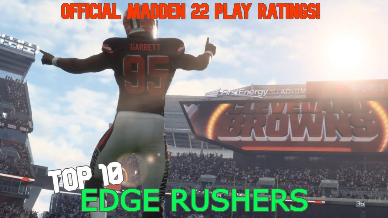 📈OFFICIAL MADDEN 22 PLAYER RATINGS & REACTION📉! Top 10 Defensive Ends, OLB's & Edge Rushers