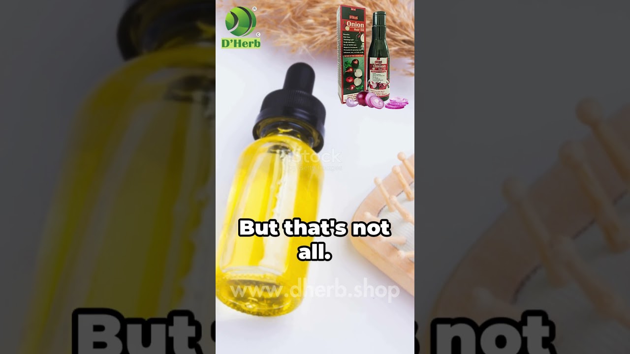 Revive Your Hair with D'Herb Onion Hair Oil #hairstyle #viral