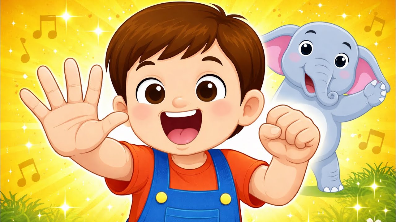 Open Shut Them Song  | Nursery Rhymes & Kids Song |  Learn Opposites | ZooGooKids