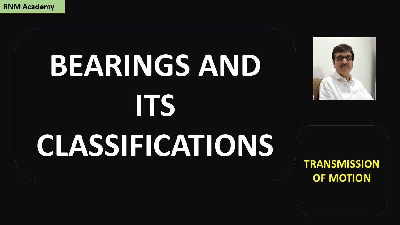 Bearing and its classification | RNM Academy