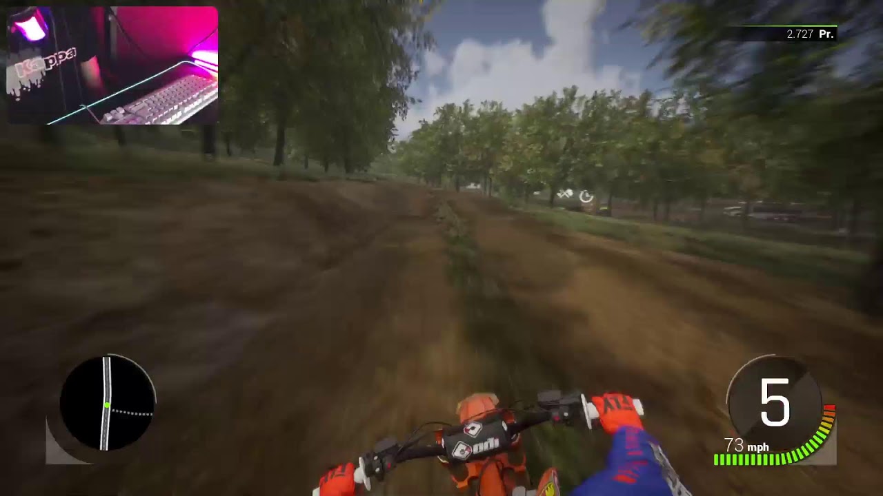 PRIMA LIVE SU SUPER CROSS 2 CON WEBCAM