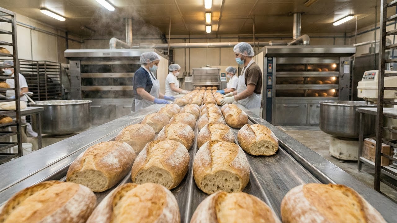 How Bread Is Made in Factories | Inside the Industrial Bakery | Factory Lens