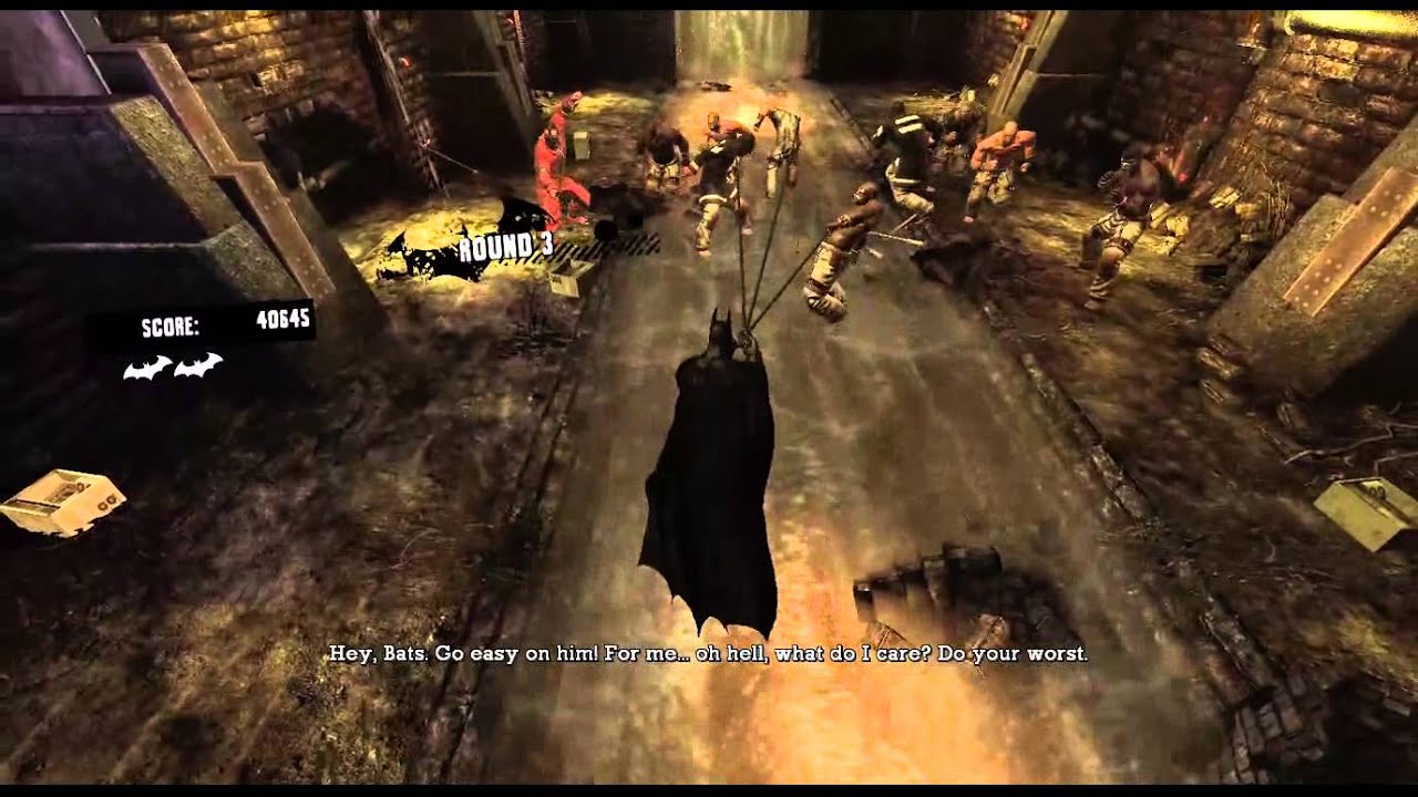 Batman Arkham Asylum - Sewer Bat (Extreme) Challenge Guide