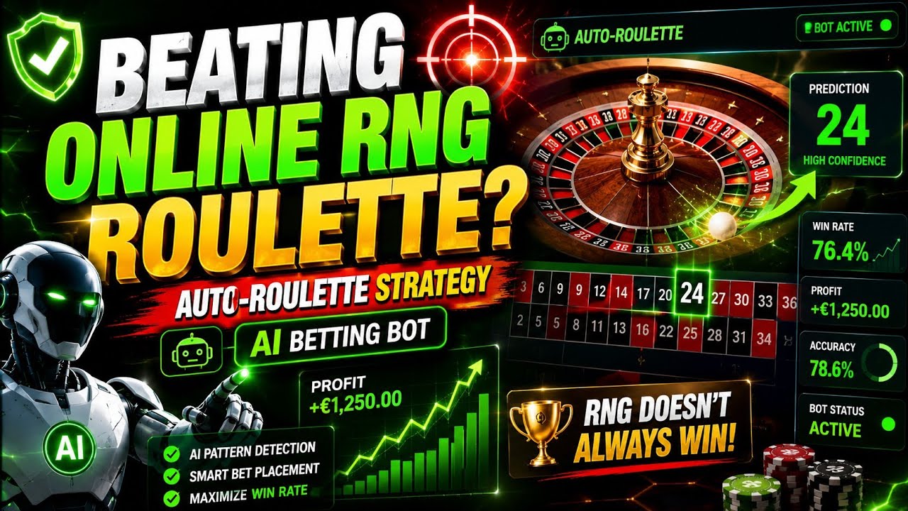 Beating Online RNG Roulette? Auto-Roulette Strategy & AI Betting Bot