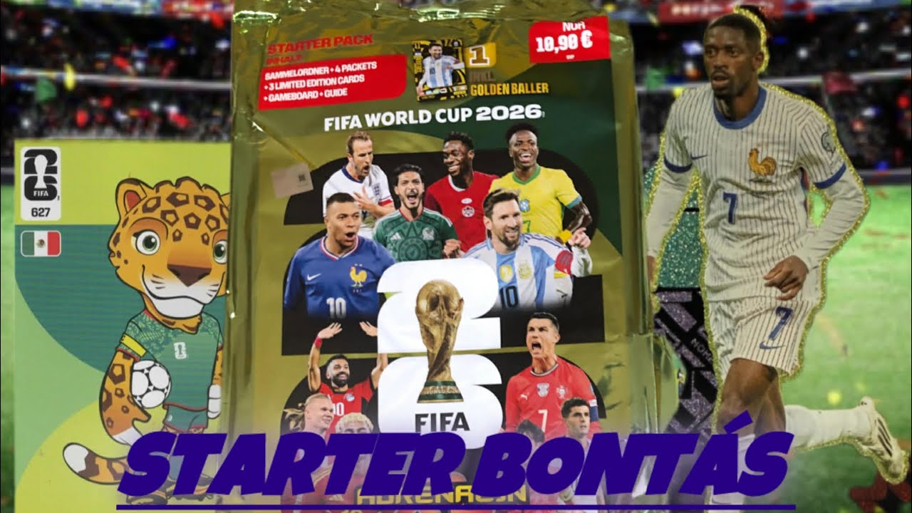 Panini Fifa Adrenalyn Xl World Cup 2026 Dupla Starter Peck Bontás 