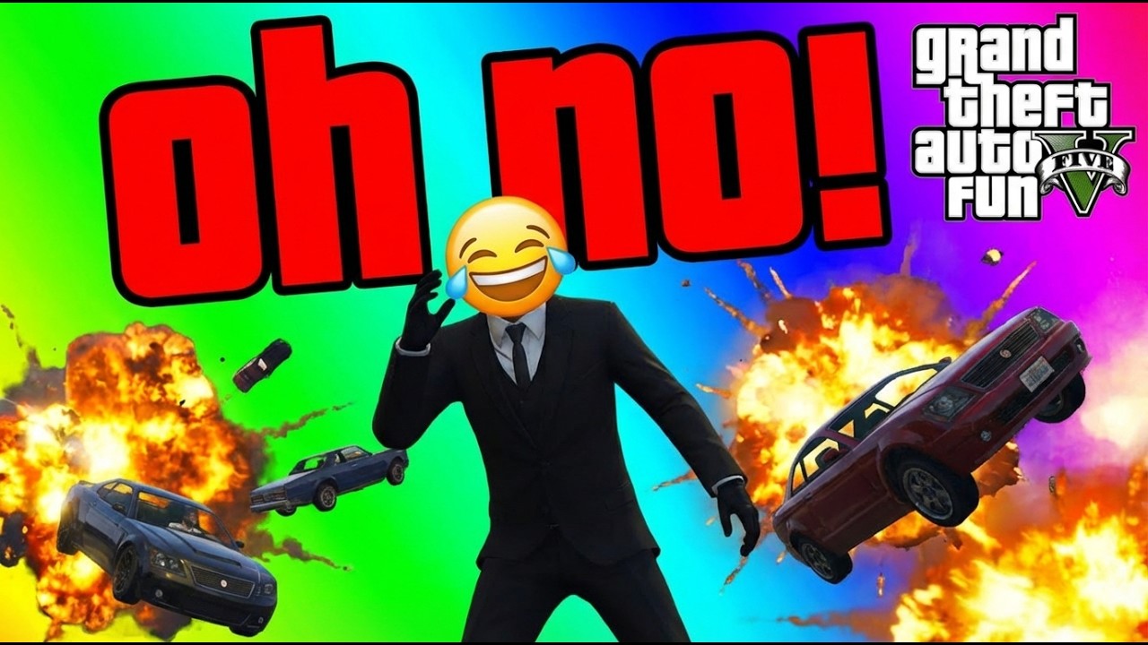 Funny Moments In GTA 5 - Gameplay Fails #1
