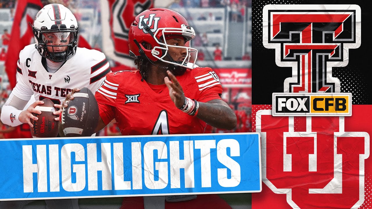 No. 17 Texas Tech Red Raiders vs. No. 16 Utah Utes Highlights | FOX College Football