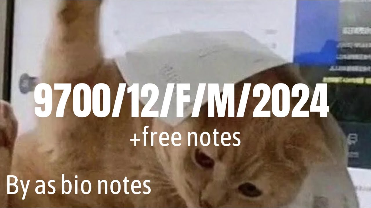 9700/12/F/M/2024 guided solution to As biology