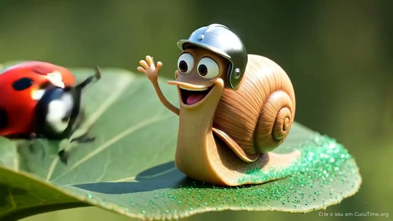 O Caracol Radical e seu Foguete de Alface