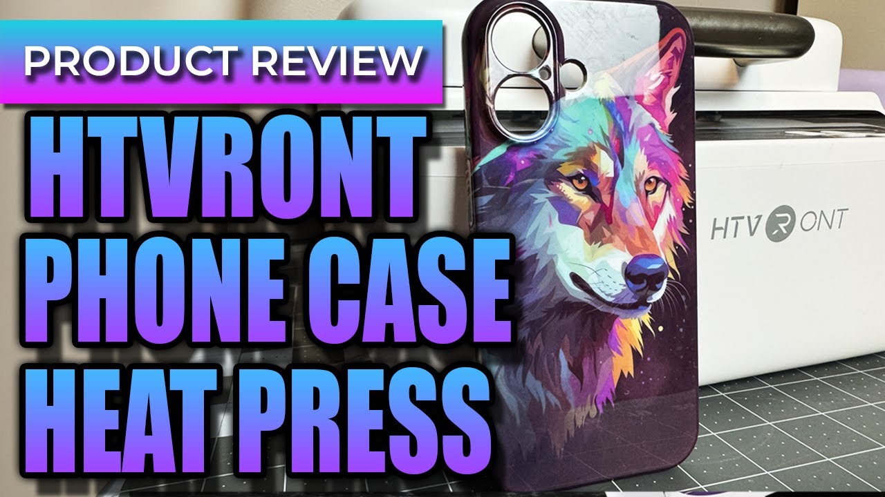 How to Make a Sublimation Phone Case with the HTVRONT H17 Heat Press!