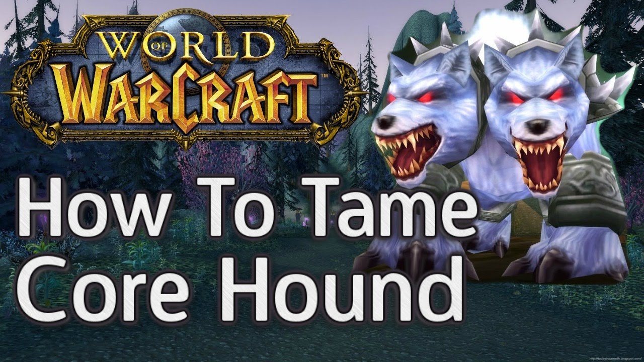 How To Tame The Kurken Core Hound Full Guide | Hunter Exotic Pet | Robles Games | World of Warcraft