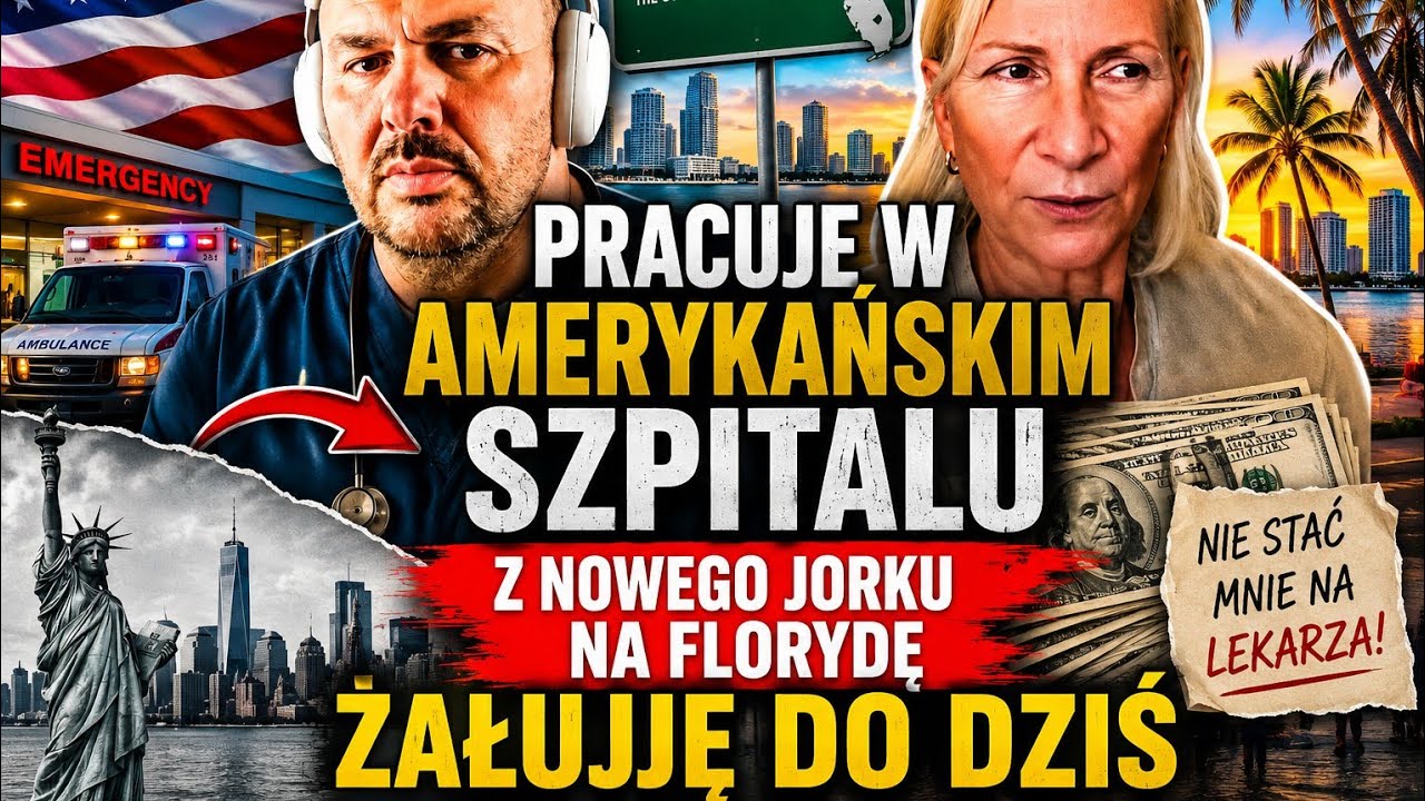 PRACUJE W AMERYKAŃSKIM SZPITALU. Do dziś żałuje przeprowadzki z Nowego Jorku na Florydę