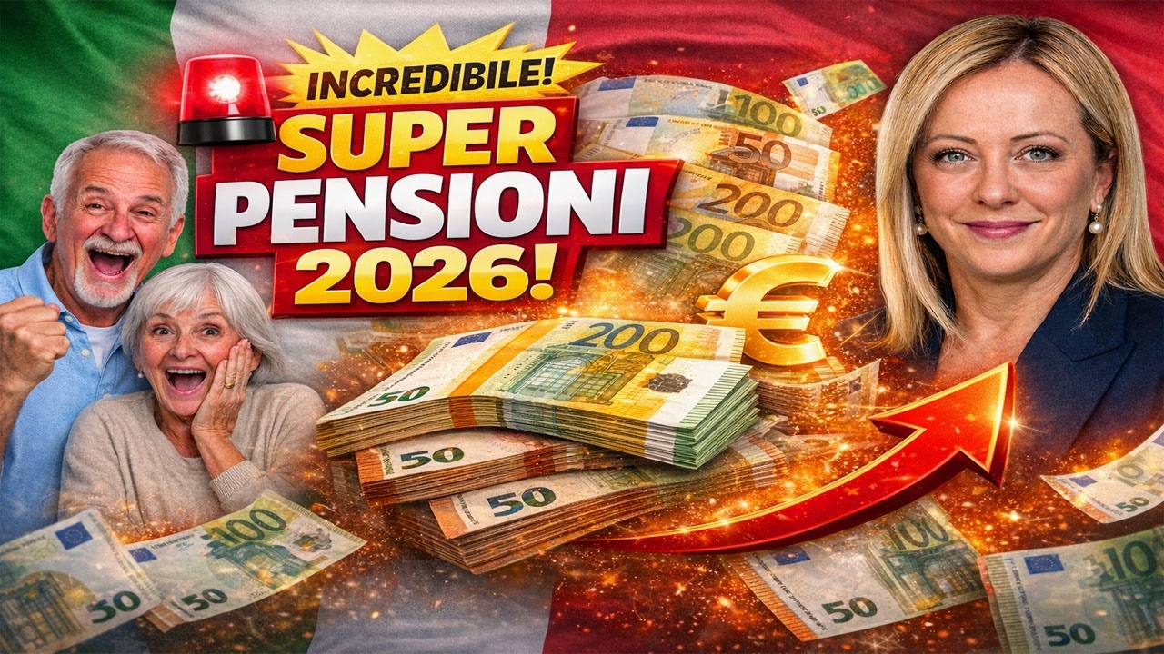BOOM Pensioni in Italia! 💶 | Pagamenti Straordinari per i Pensionati | Aggiornamento 2026