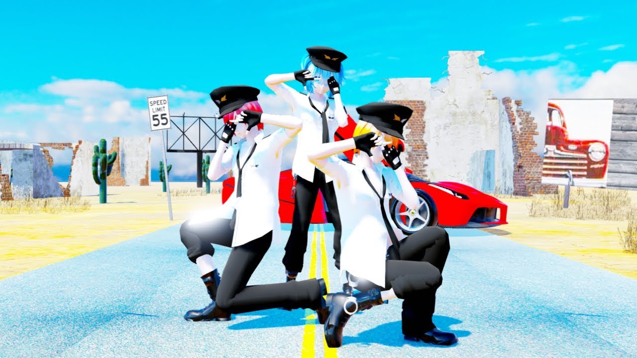 【MMD 暗殺教室】Undead Enemy【Shiota Nagisa, Akabane Karma & Asano Gakushuu】