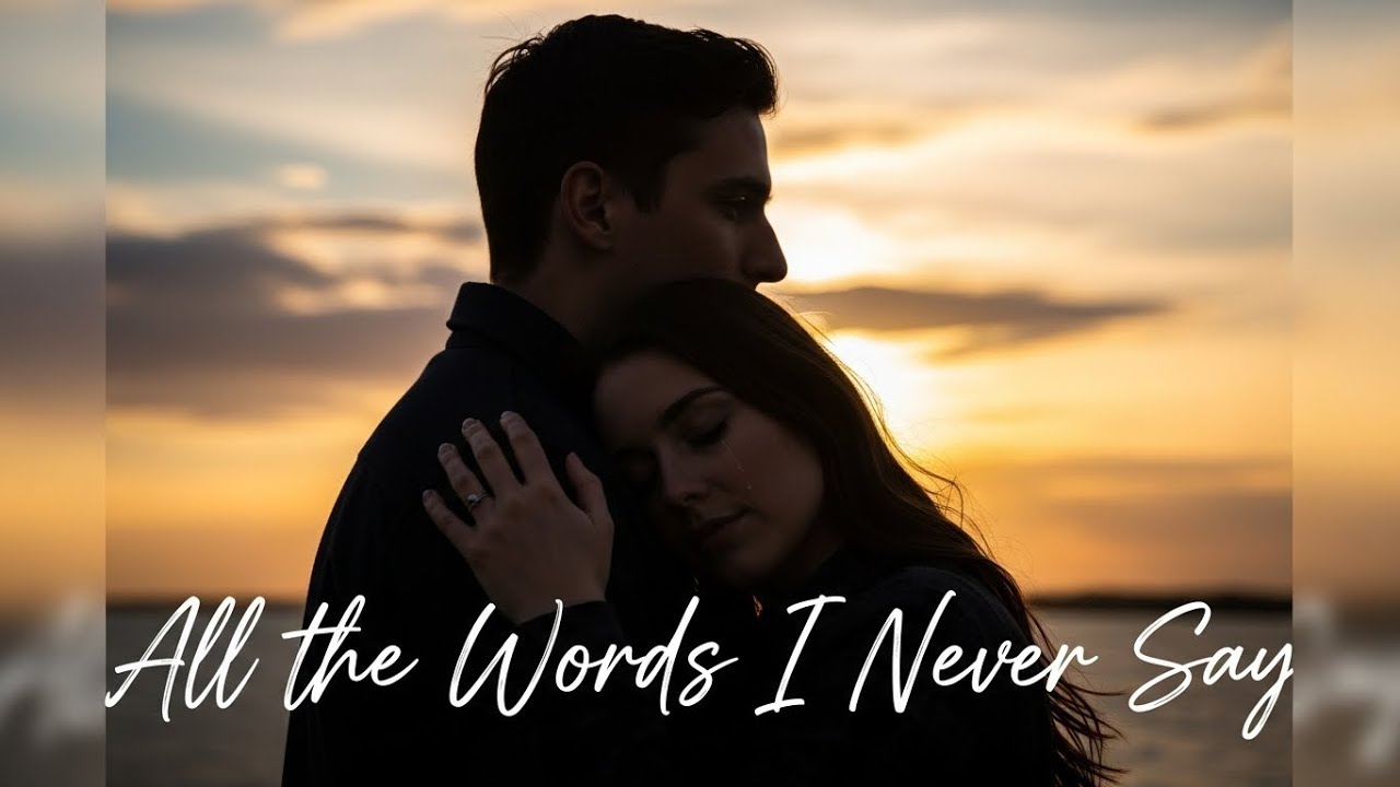 All the Words I Never Say | Emotional Love Song ❤️ | Romantic Ballad Music