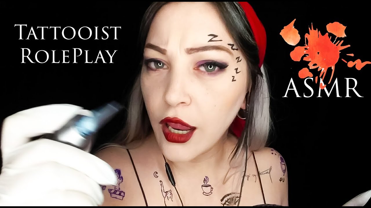 Tattooist RolePlay☠️😈 | Kaba, Uyuz Dövmeci Sana Dövme Yapıyor 😈☠️| Türkçe ASMR (Gerçek Dövme Mak.)