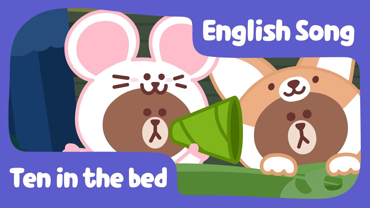 [Brown TV] Ten in the Bed｜KIDS SONG｜Line Friends Kids