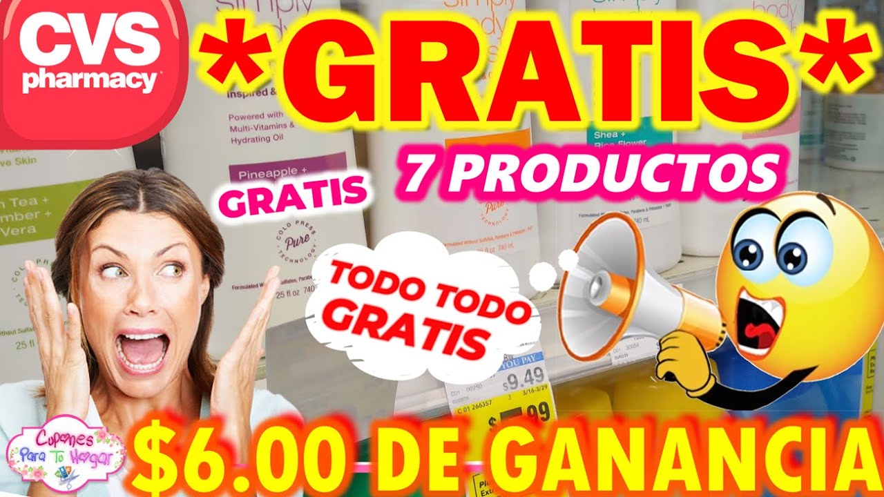 🛑A CORRERR🛍️¡TODO GRATIS mas $6.00 de GANANCIA!💸🤑Cuponeando en CVS y AHORRANDO al MÁXIMO