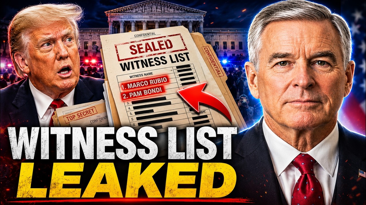 3:47 PM: SEALED WITNESS LIST UNSEALED &mdash; TWO CABINET NAMES TRIGGER FULL PANIC
