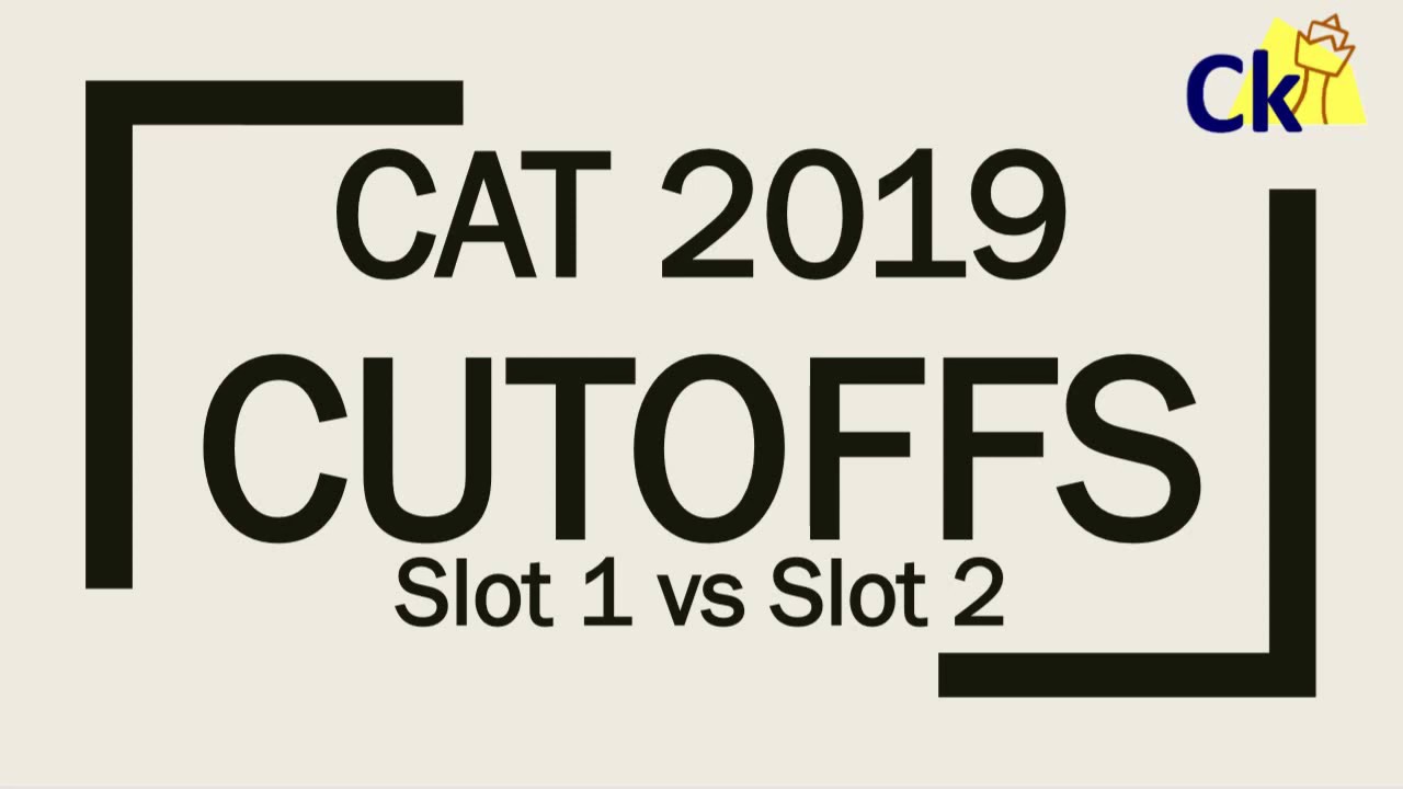 CAT 2019 Cutoffs by CL IMS TIME Ck. All Classes cutoffs compilation.