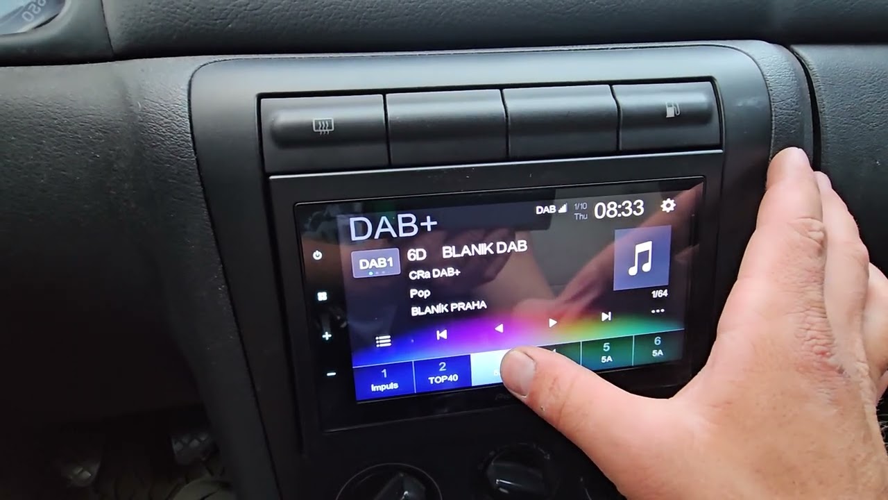 Pioneer DMH-A340DAB Test in Škoda Octavia 1