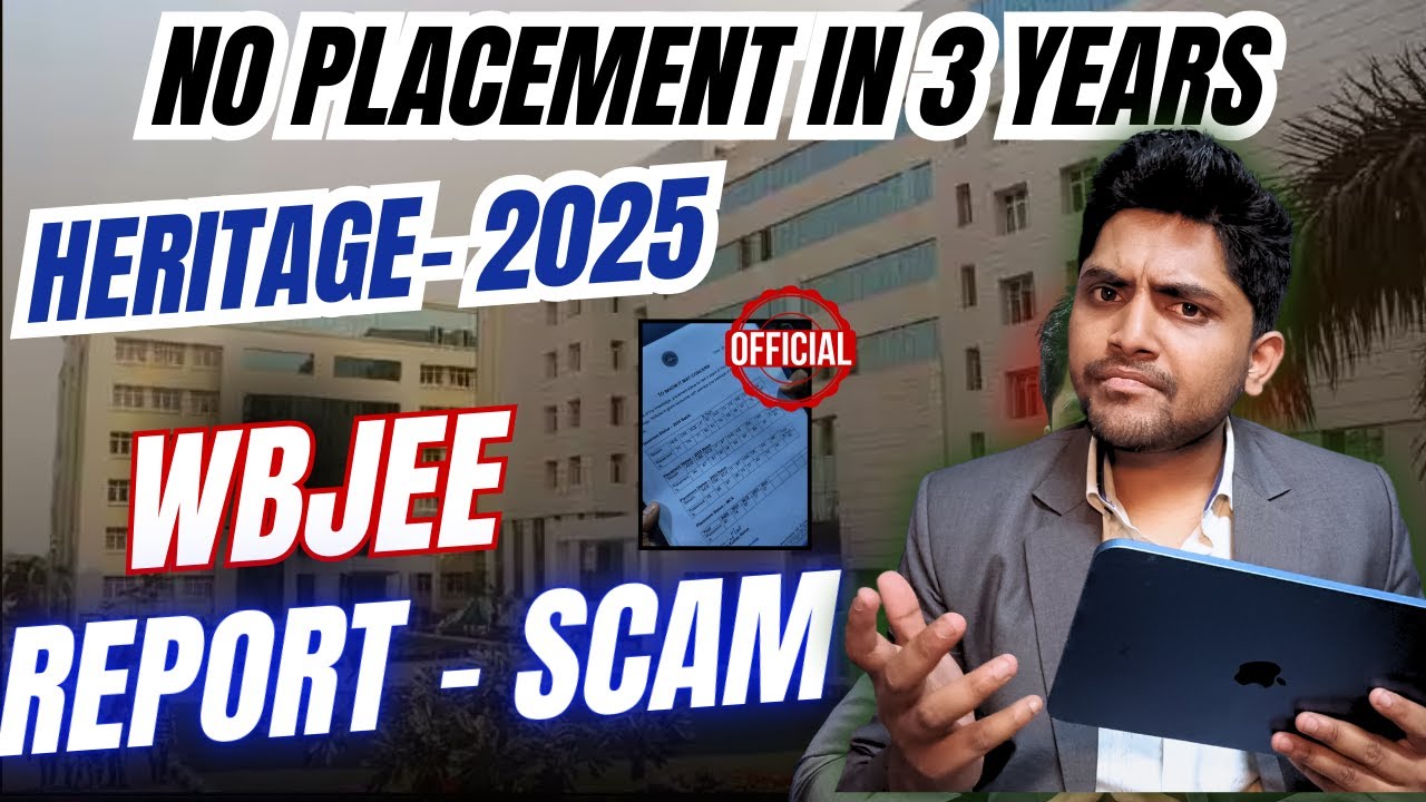 Heritage Institute of Technology Placement Scam | WBJEE Top Colleges | FEES | Review | CUT OFF