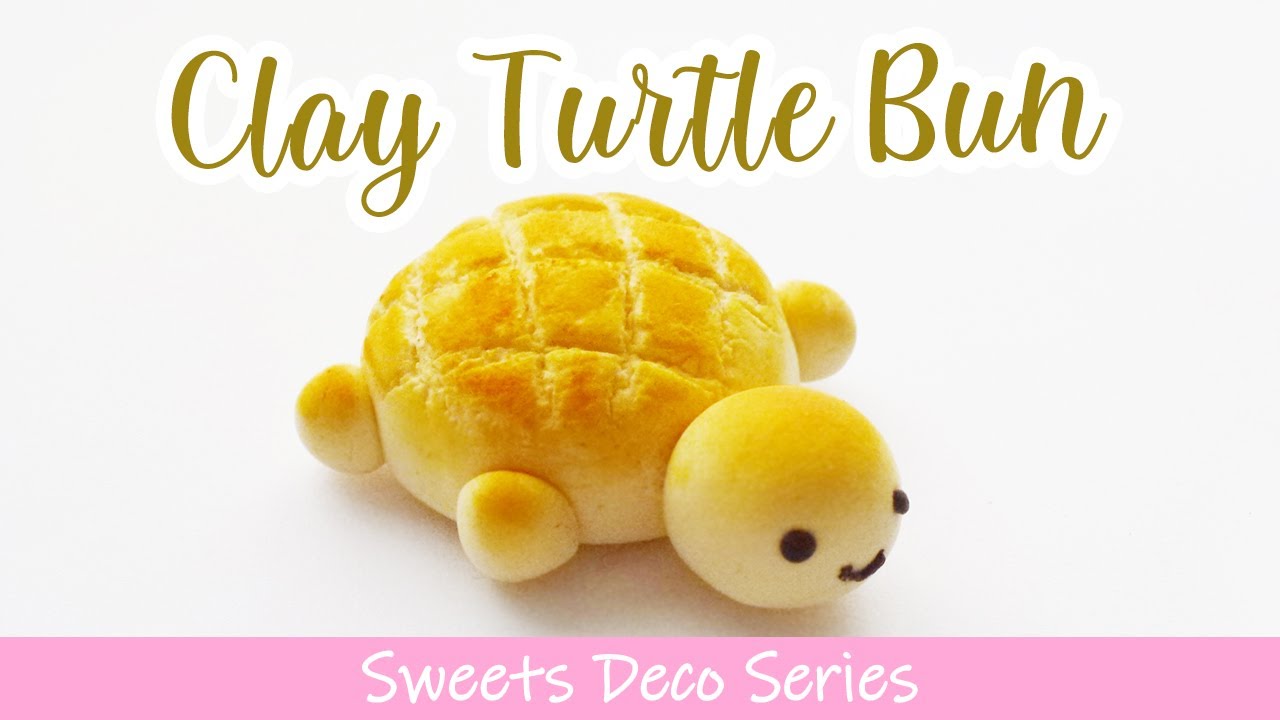 Cute Clay Turtle Bun Tutorial | Sweets Deco Series