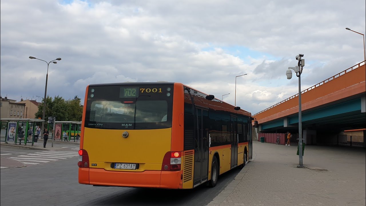 PUK Komorniki - linia 702 | MAN NL283 Lion's City #7001