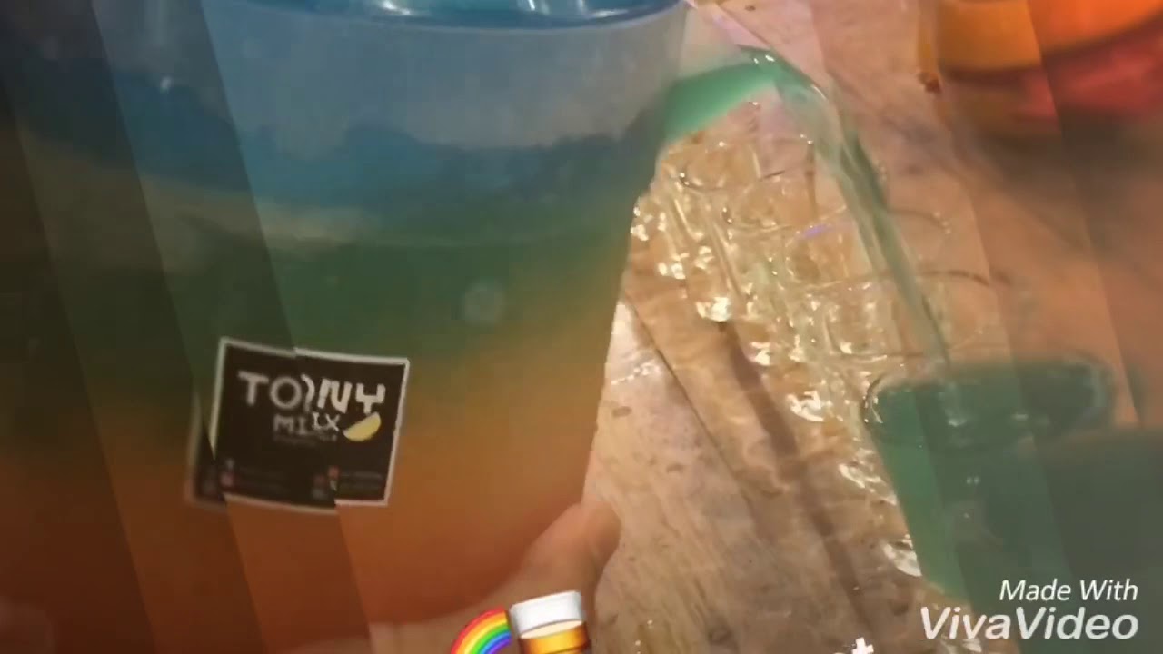 Fastest drinking TonyMix Rainbow Shots 🌈🥃