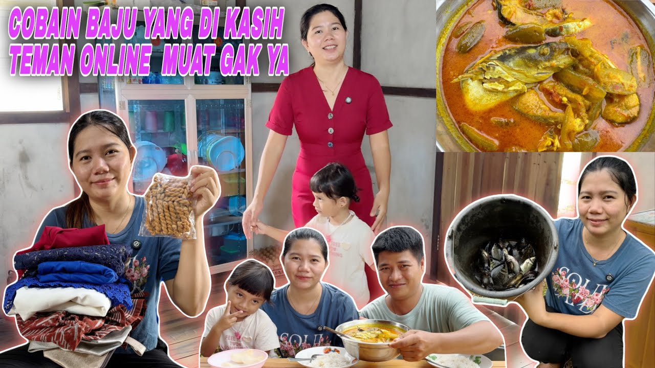 MASAK IKAN PATIN ASAM PEDAS PERTAMA KALI NYA,LANJUT UNBOXING PAKET DAN ANGKAT BUBU