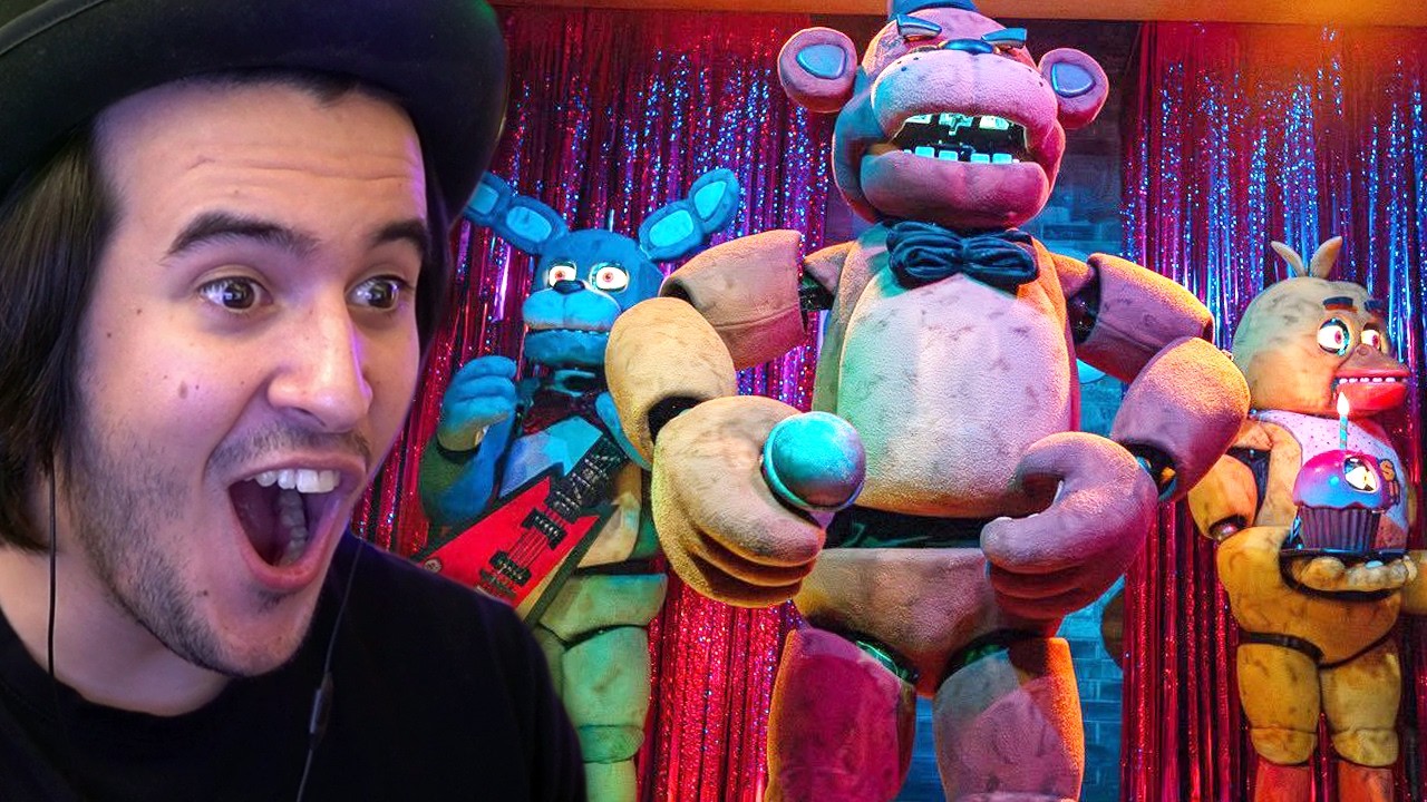 REACCIONO a la NUEVA ATRACCIÓN REAL de la PELÍCULA DE FNAF