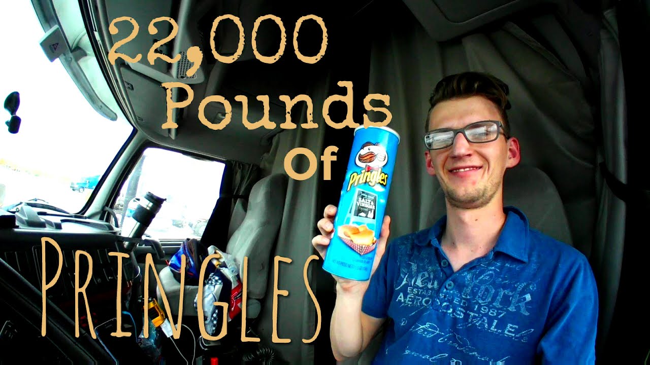 Перевозка 22 000 фунтов чипсов Pringles (Приключения дальнобойщика в видеоблоге № 17)