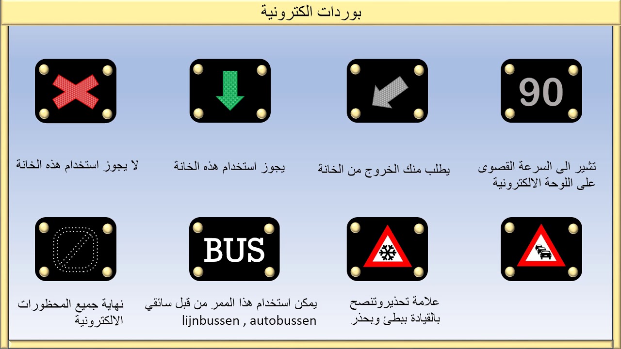 البوردات الالكترونية وبوردات المعلومات في هولندا