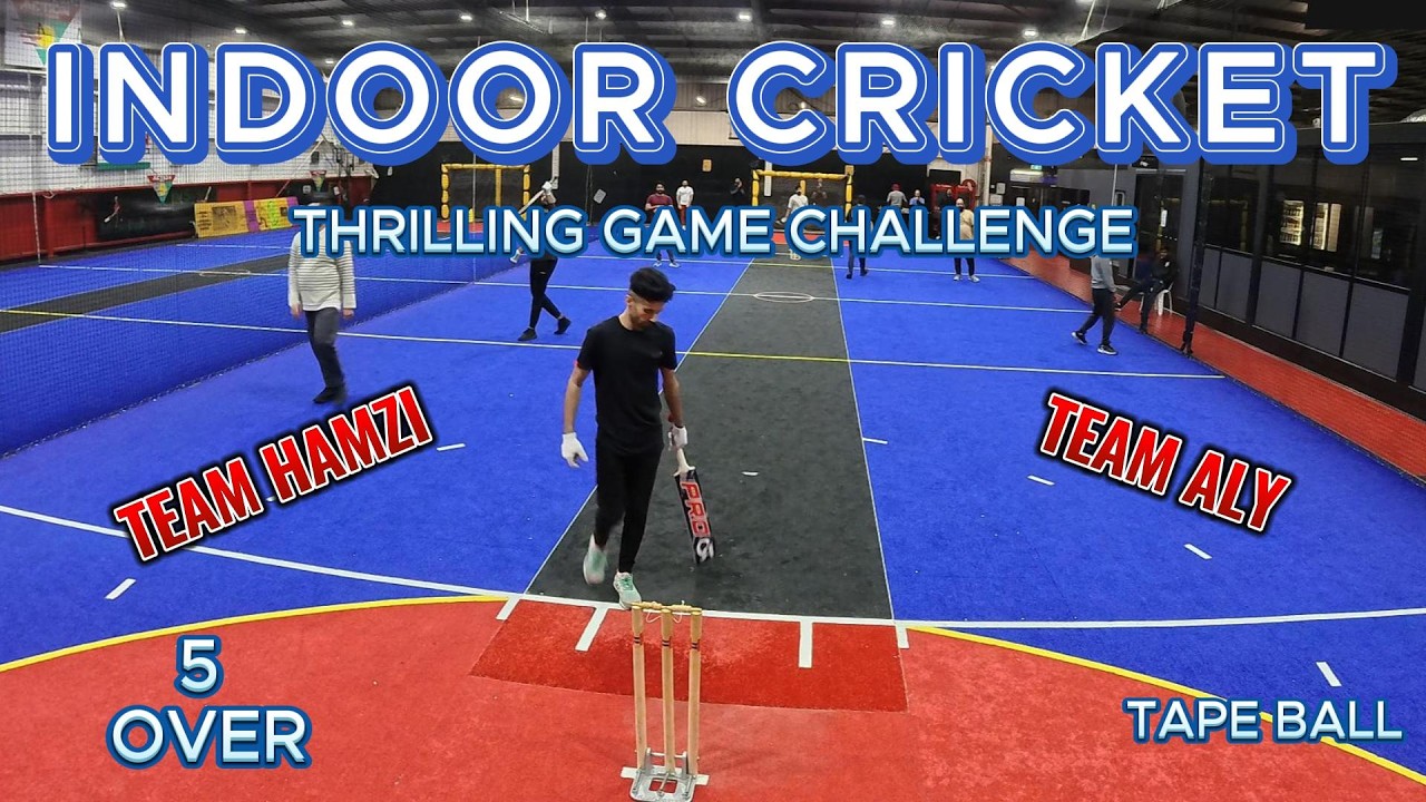 Smashing 5-Over Indoor Cricket Tape Ball Challenge