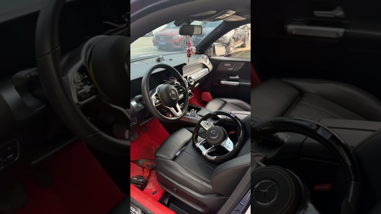 🔥 AMG Steering Wheel Modification Plan  #steering #automobile #mercedesbenzupgrade