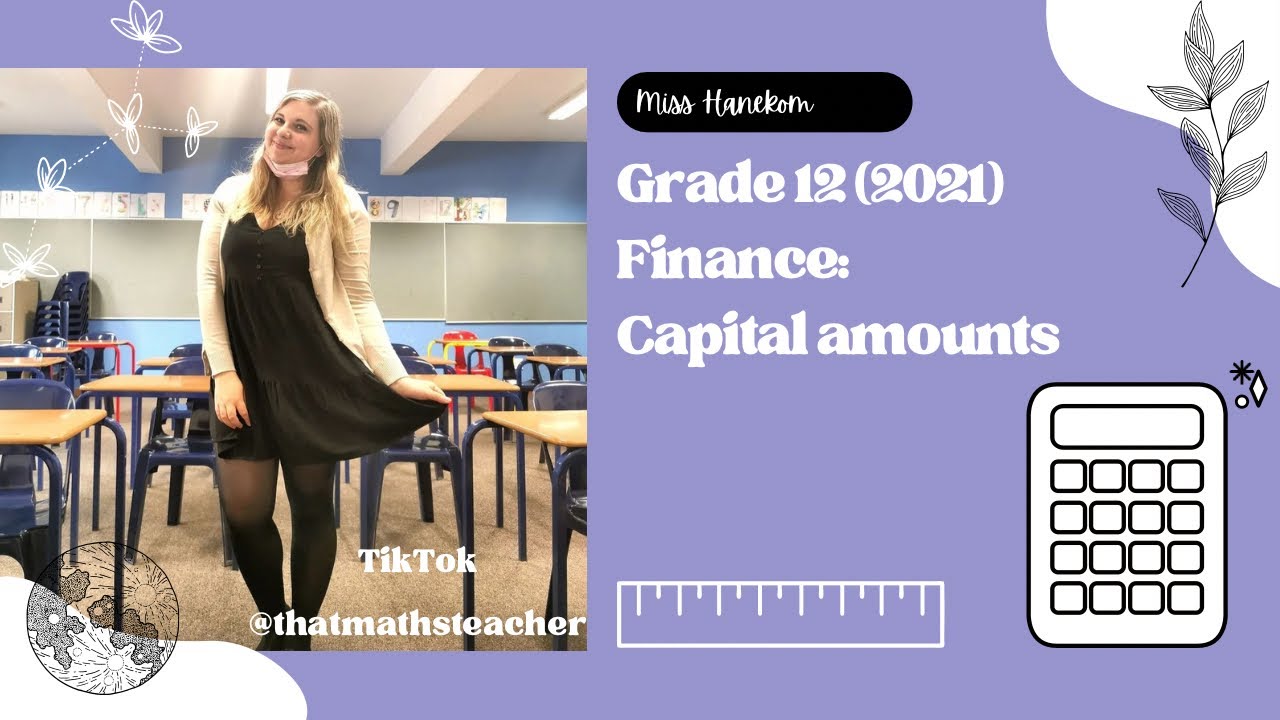Grade 12: Capital amounts
