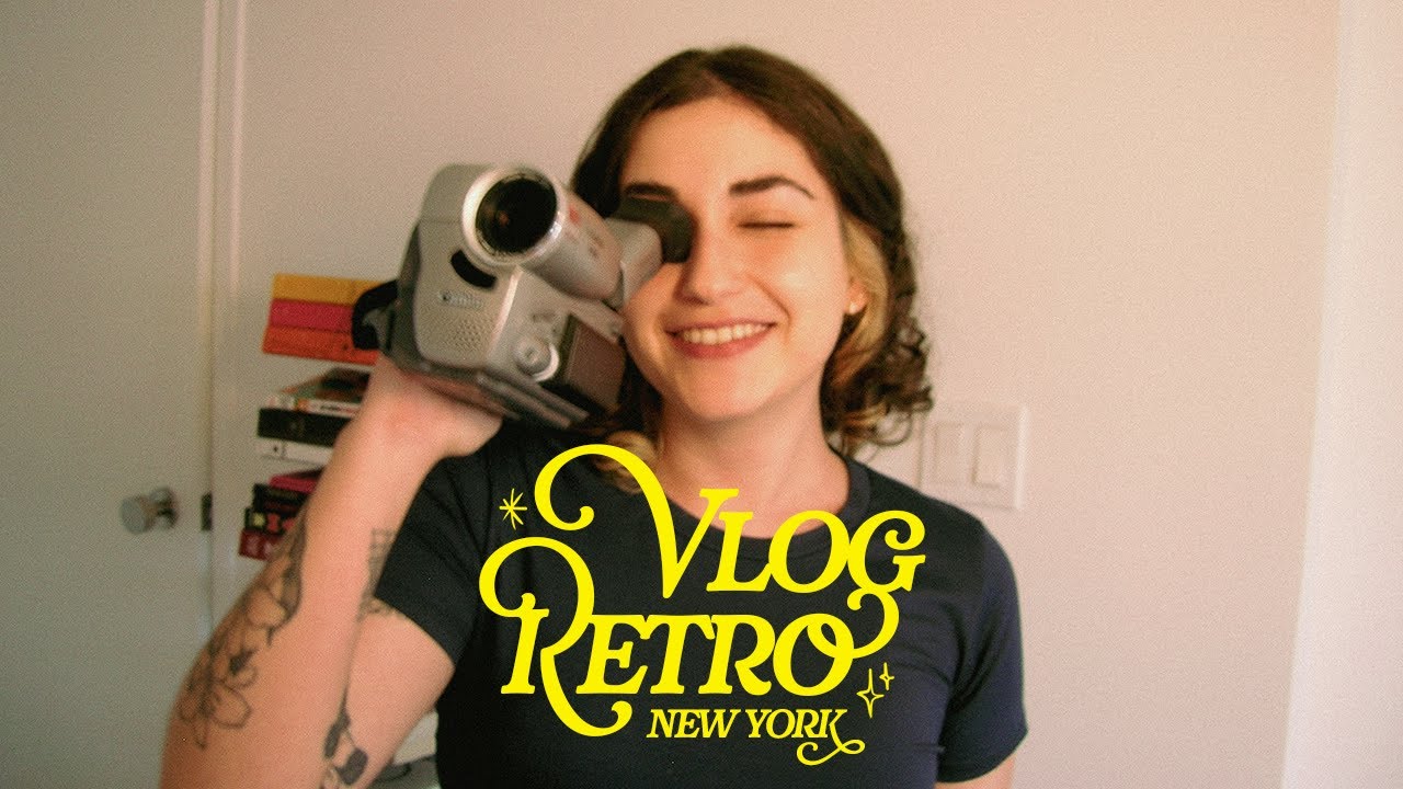 Gravando um Vlog de Rotina dos Anos 2000
