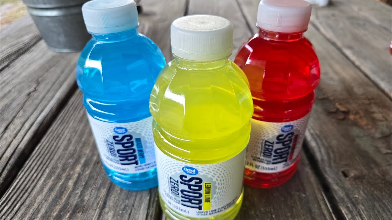 Walmart-Great Value Sport ZERO Hydration Drink TASTE TEST Review.