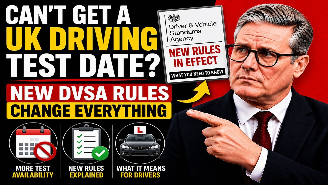 Can't Get a UK Driving Test Date New DVSA Rules Change Everything