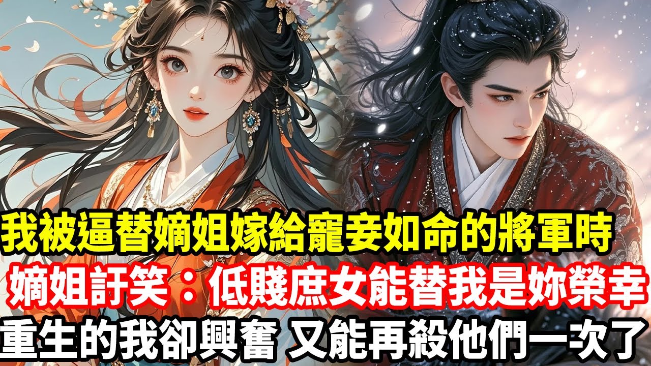 我被逼替嫡姐嫁給寵妾如命的將軍時，嫡姐訏笑：低賤庶女能替我是妳榮幸，重生的我卻興奮，又能再殺他們一次了......