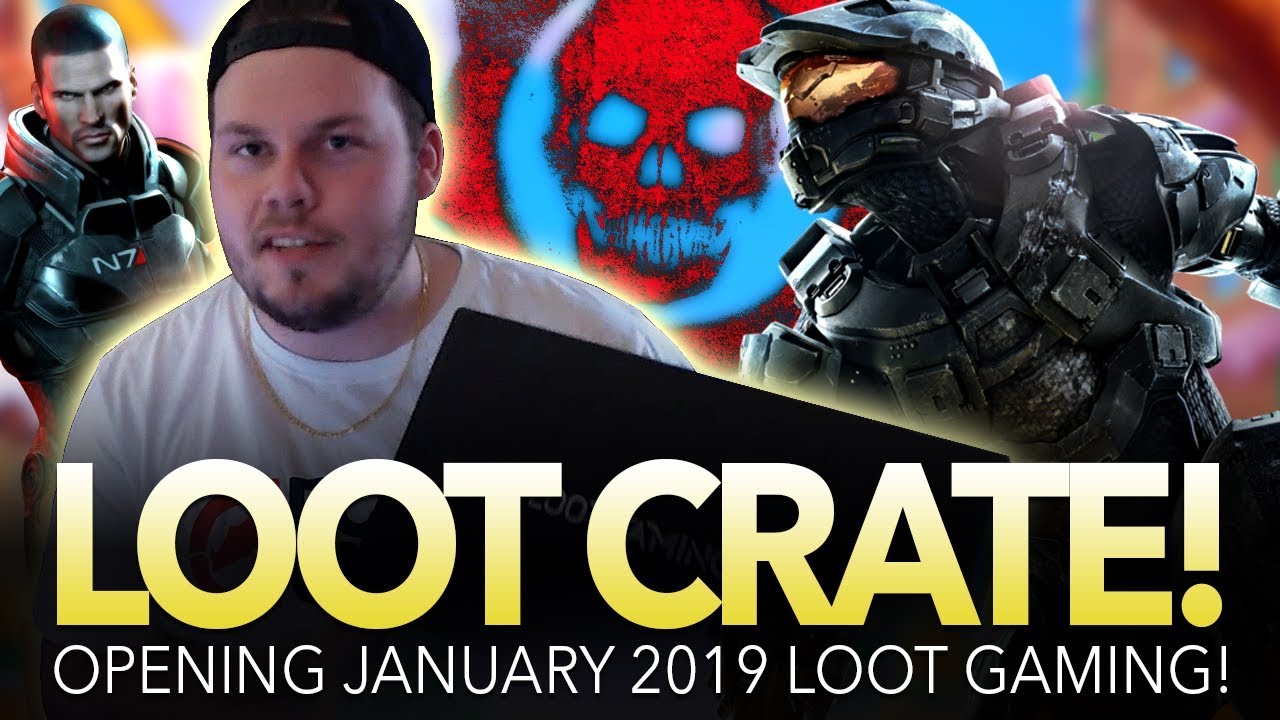 LOOT CRATE! Opening January 2019 Loot Gaming Box!