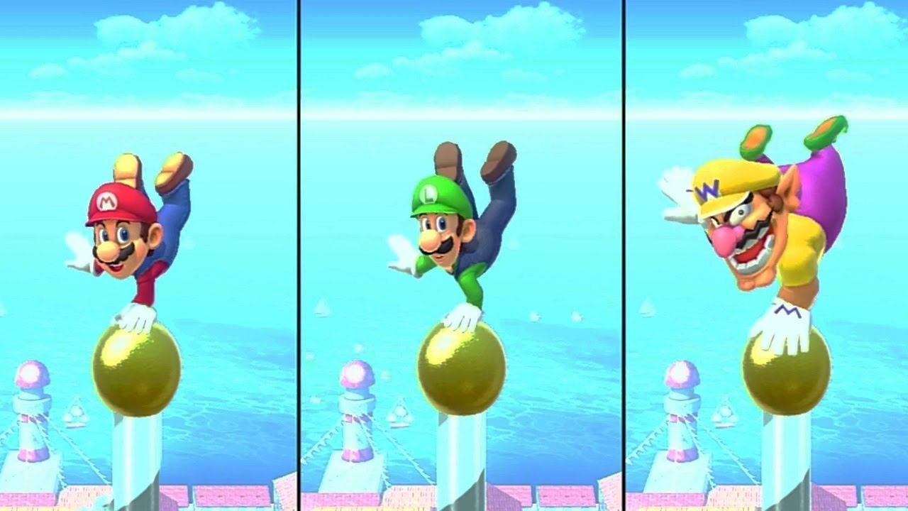 Super Mario Party - Minigame - Mario vs Luigi vs Wario vs Bowser (Master Cpu)