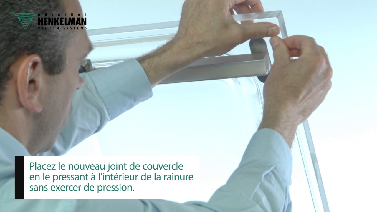 Entretien Henkelman: joint du couvercle et profilé silicone