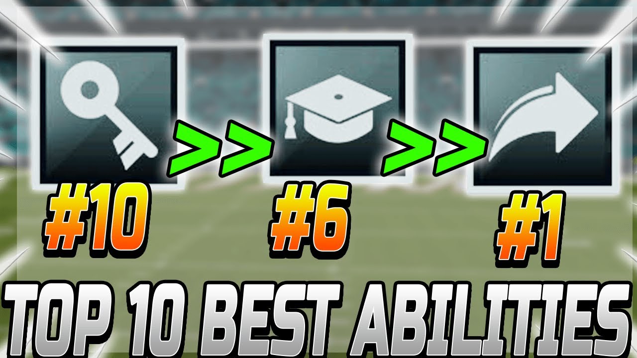 THE TOP TEN BEST ABILITIES IN MADDEN 21 (BEST OFFENSIVE AND DEFENSIVE ABILITIES)