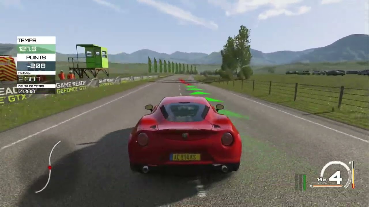 Asseto Corsa Essai en Alfa Roméo 4C au Highlands