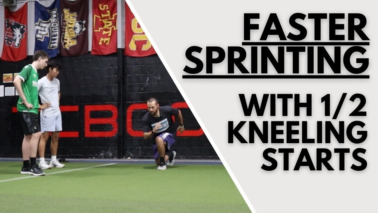 Improve Your Acceleration with 1/2 Kneeling Starts | Sprinting and Speed Training Drills
