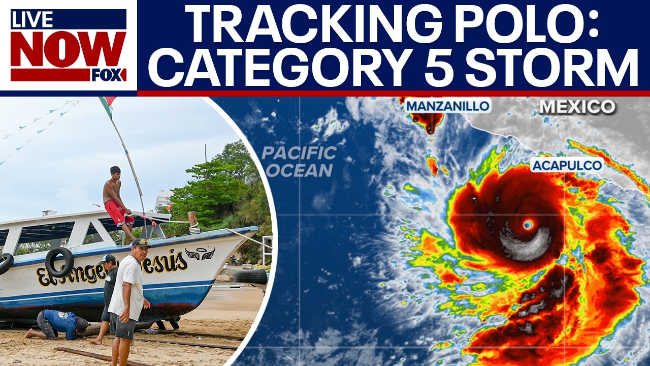 Hurricane Polo explodes into historic Category 5 storm